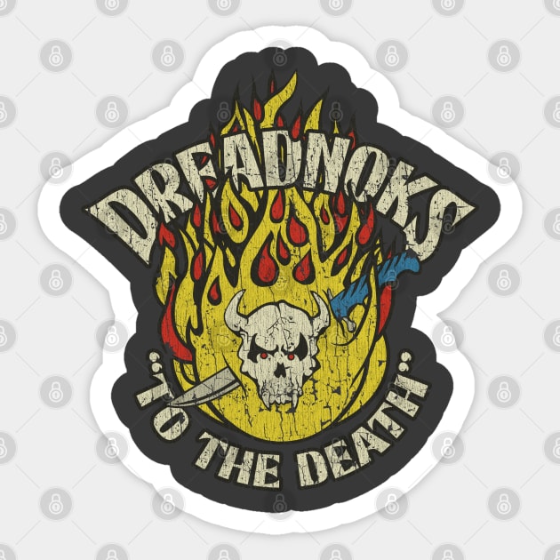 Dreadnoks Flaming Skull 1984 Sticker by JCD666